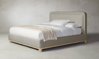 The Kent Bed - Performance Textured Linen Flax