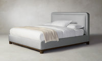 The Kent Bed - Performance Linen Weave Cloud