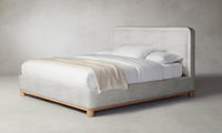 The Kent Bed - Performance Textured Tweed Dove