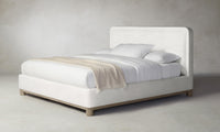 The Kent Bed - Performance Textured Tweed Snow