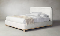 The Kent Bed - Performance Textured Tweed Snow