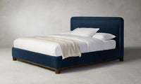 The Kent Bed - Performance Velvet Sapphire