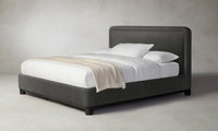 The Kent Bed - Performance Velvet Slate