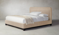 The Kent Bed - Performance Velvet Taupe