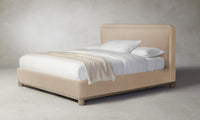 The Kent Bed - Performance Velvet Taupe