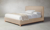 The Kent Bed - Performance Velvet Taupe