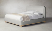 The Kent Bed - Performance Woven Chenille Steel