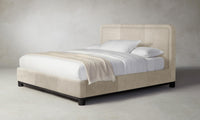 The Kent Bed - Tuscan Leather Bisque