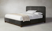 The Kent Bed - Tuscan Leather Seal