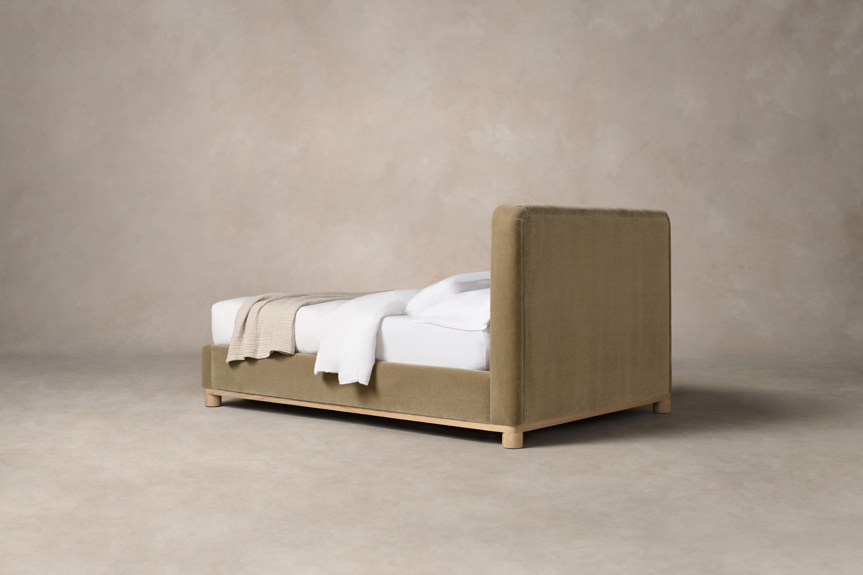 The Kent Bed - Mohair Mink – Maiden Home