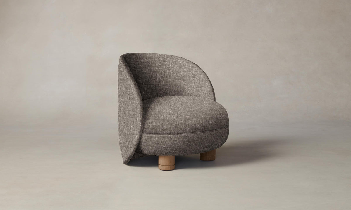 The Laight Chair - Heritage Belgian Linen Carob