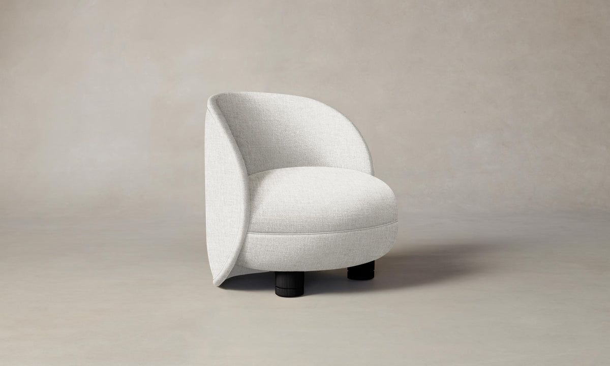 The Laight Chair - Heritage Belgian Linen Egret