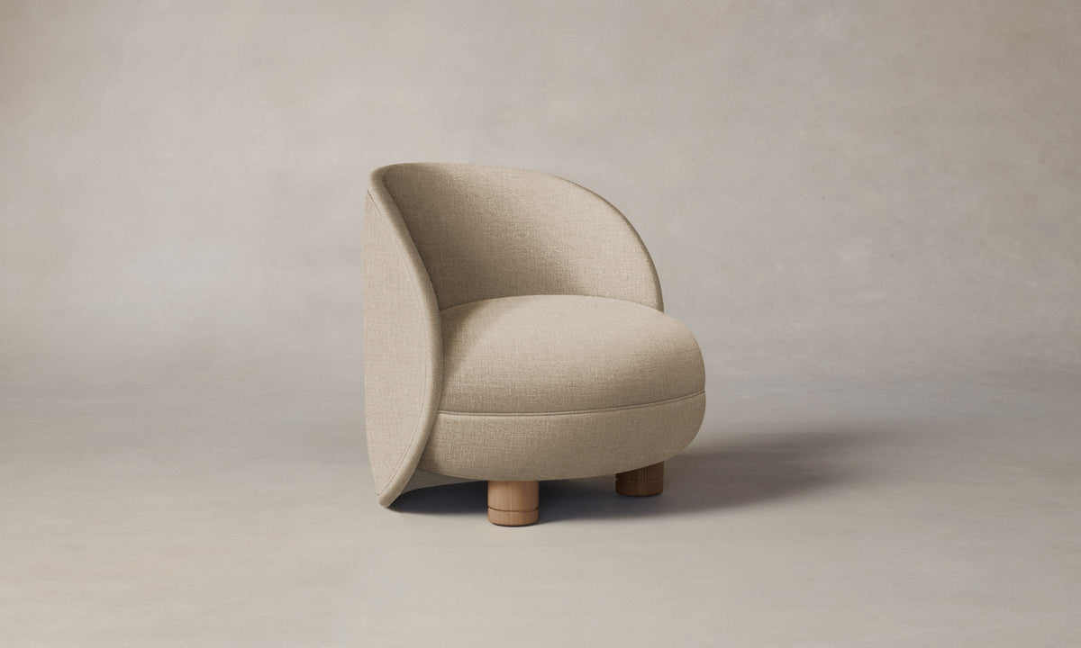 The Laight Chair - Heritage Belgian Linen Husk