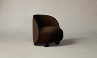 The Laight Chair - Mohair Chocolate