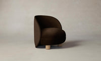 The Laight Chair - Mohair Chocolate