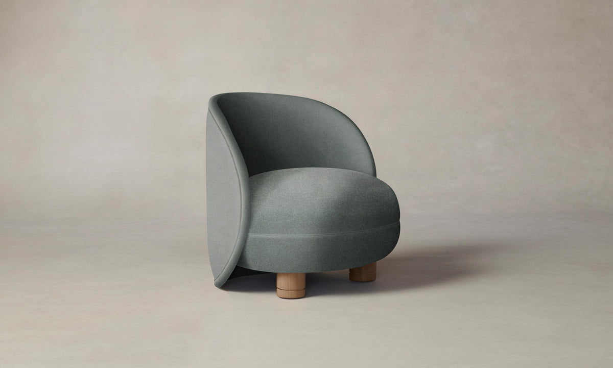 The Laight Chair - Mohair Fog