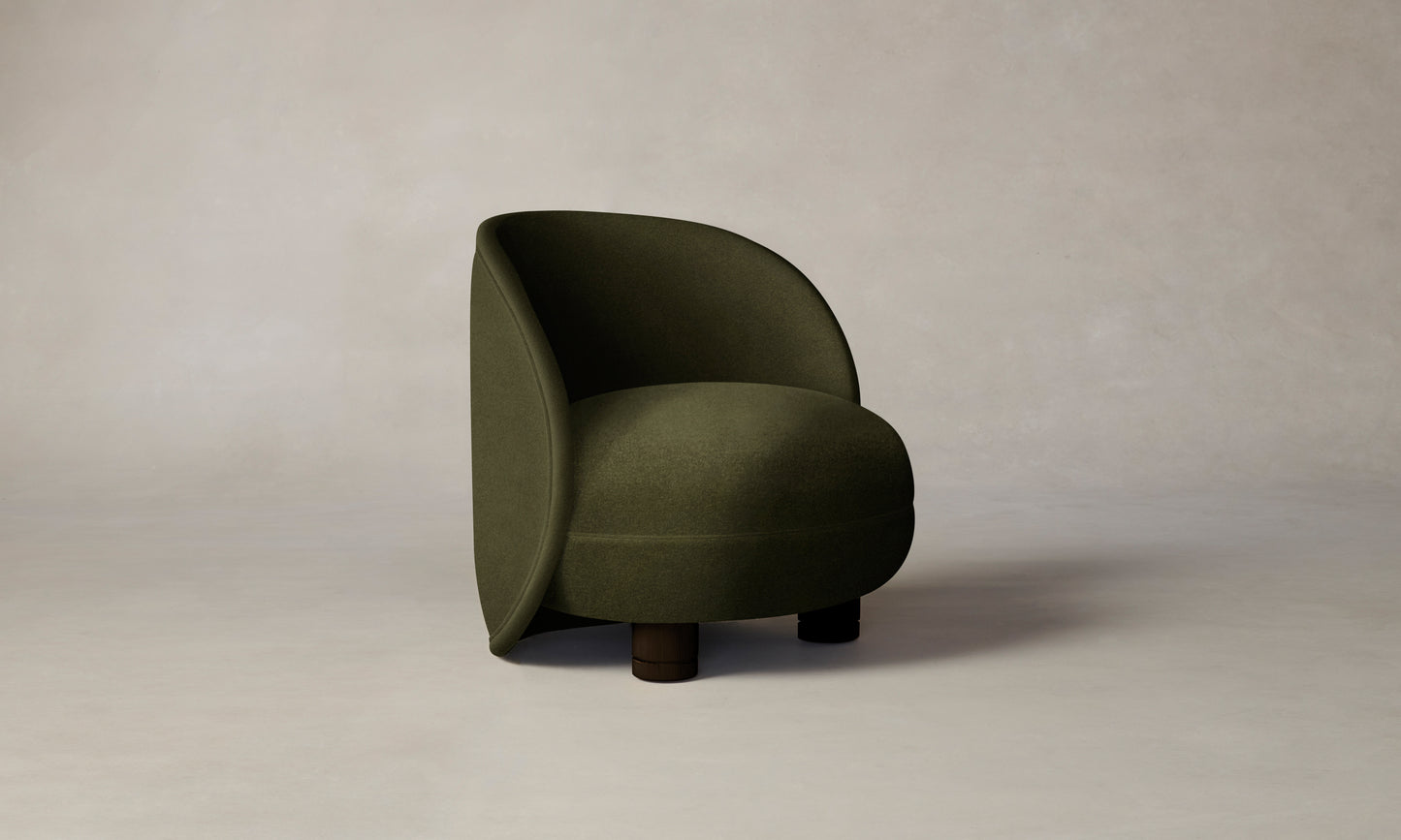 The Laight Chair - Mohair Moss