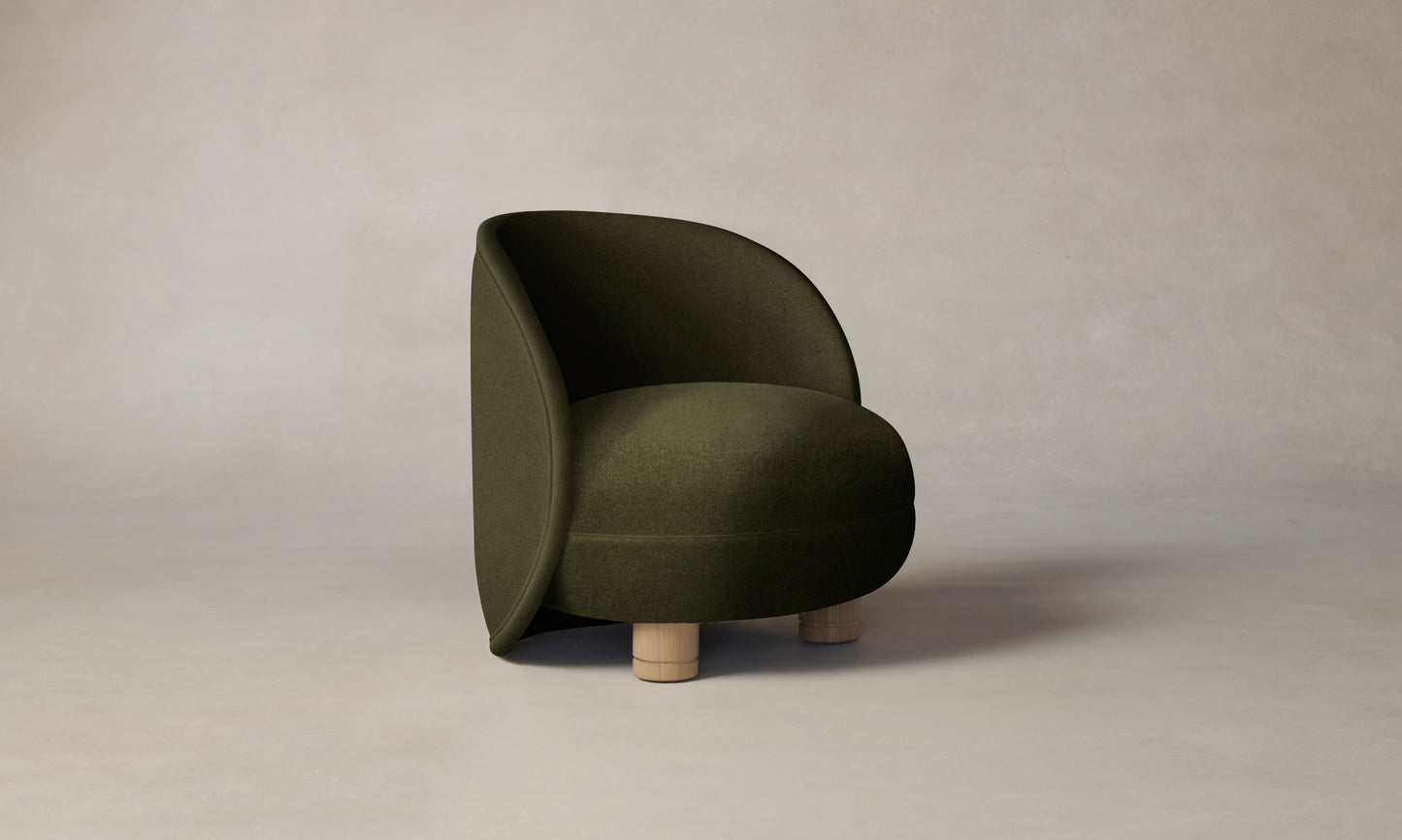 The Laight Chair - Mohair Moss