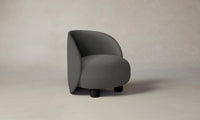 The Laight Chair - Pebbled Leather Ash