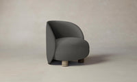 The Laight Chair - Pebbled Leather Ash