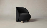 The Laight Chair - Pebbled Leather Ink