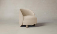 The Laight Chair - Pebbled Leather Stone