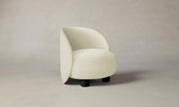 The Laight Chair - Pebbled Leather Swan