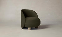 The Laight Chair - Pebbled Leather Truffle