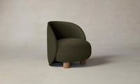 The Laight Chair - Pebbled Leather Truffle