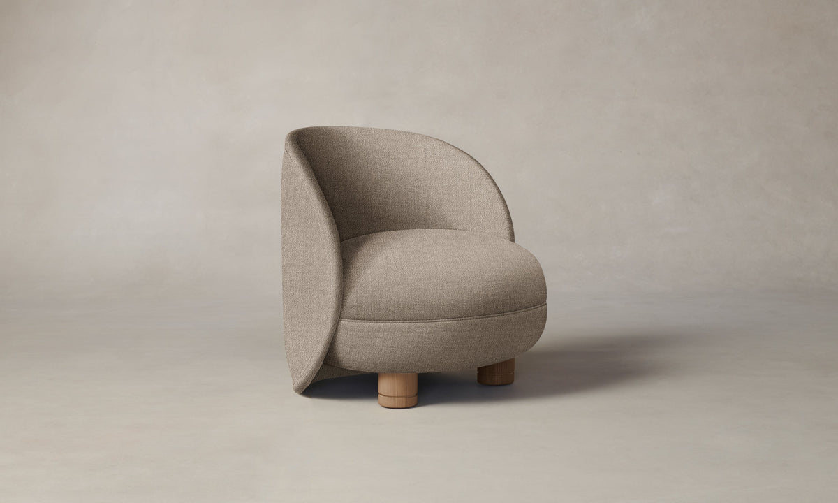 The Laight Chair - Performance Textural Weave Earthen