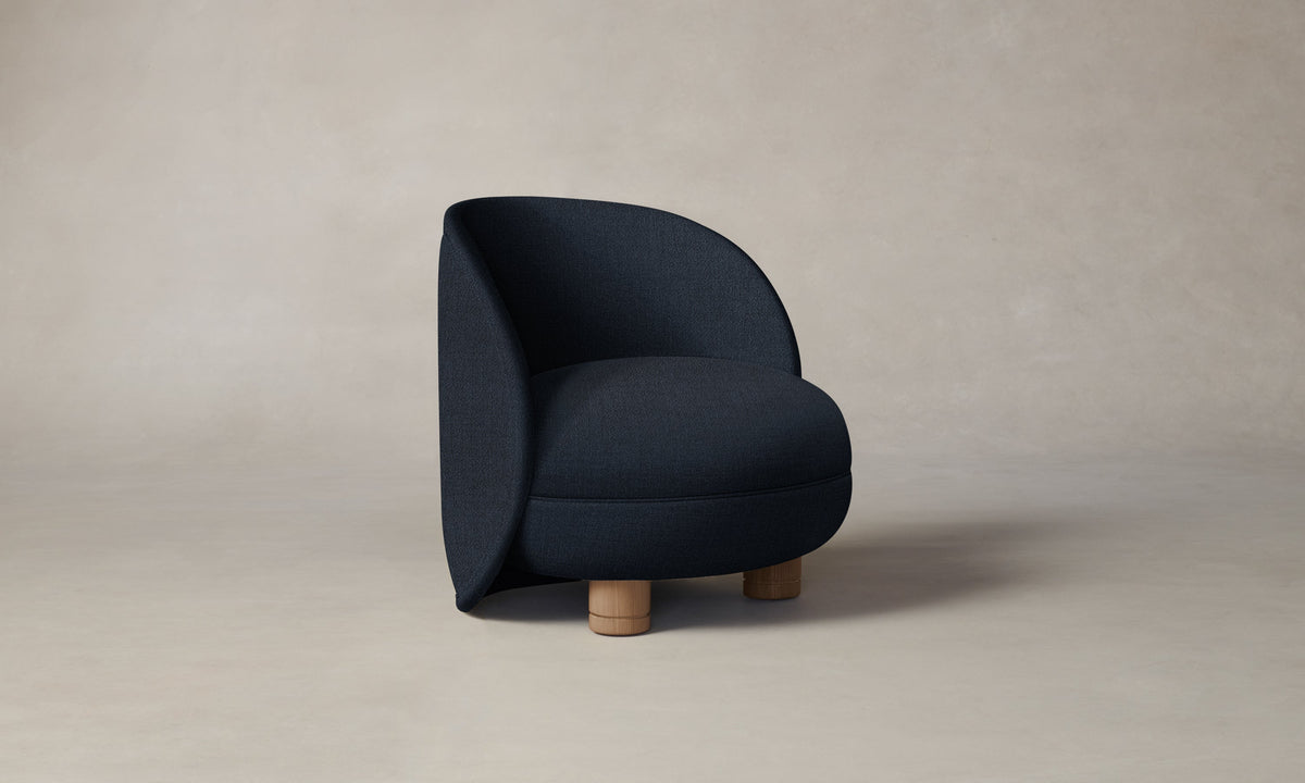 The Laight Chair - Performance Textural Weave Marina