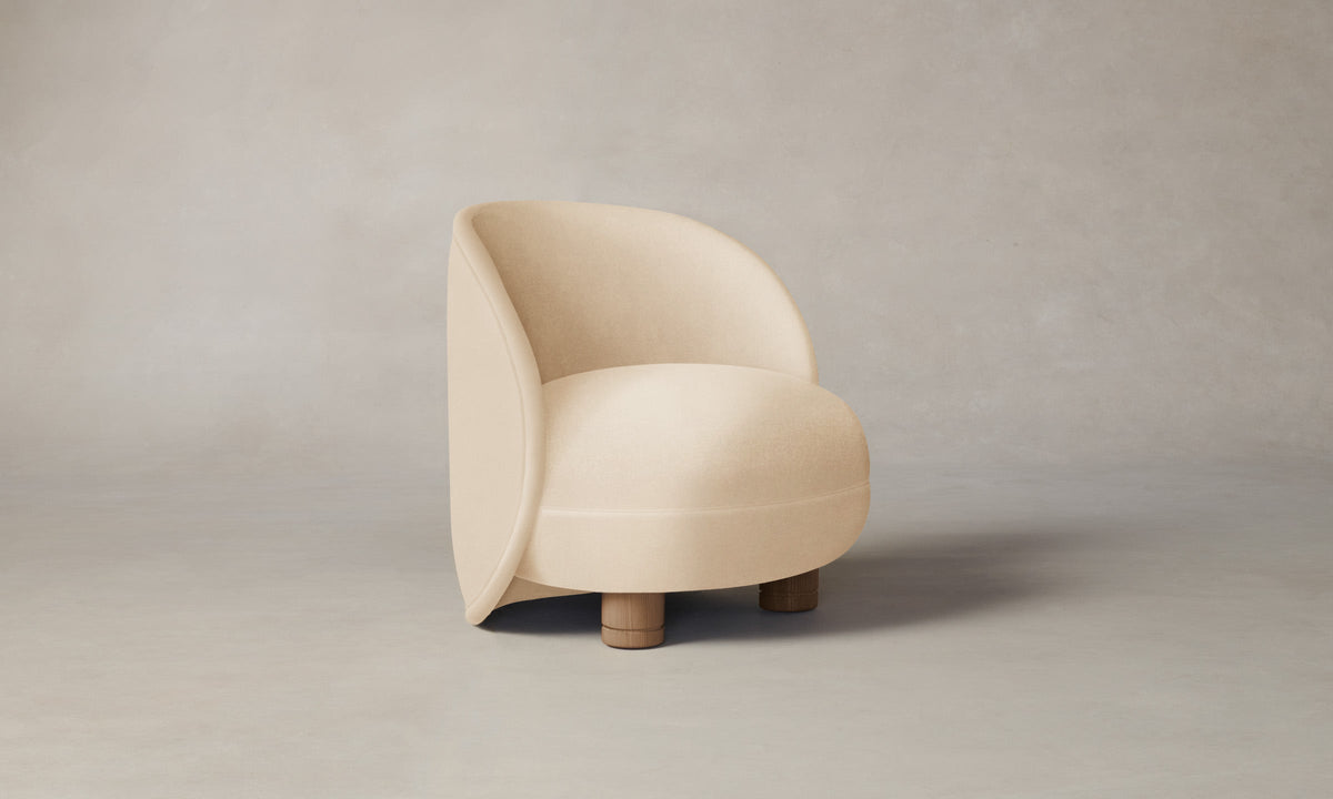 The Laight Chair - Performance Velvet Butter