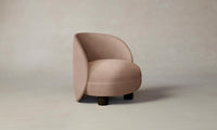 The Laight Chair - Performance Velvet Dusty Rose