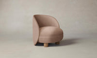 The Laight Chair - Performance Velvet Dusty Rose