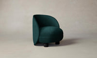 The Laight Chair - Performance Velvet Emerald