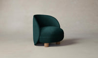 The Laight Chair - Performance Velvet Emerald