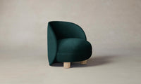 The Laight Chair - Performance Velvet Emerald