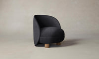 The Laight Chair - Performance Velvet Flannel