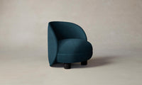 The Laight Chair - Performance Velvet Lagoon