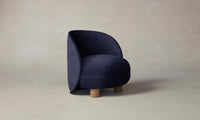 The Laight Chair - Performance Velvet Midnight