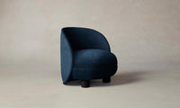 The Laight Chair - Performance Velvet Sapphire