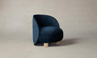 The Laight Chair - Performance Velvet Sapphire