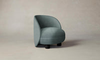 The Laight Chair - Performance Velvet Seafoam