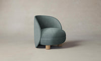 The Laight Chair - Performance Velvet Seafoam