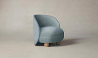 The Laight Chair - Performance Velvet Sky