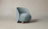 The Laight Chair - Performance Velvet Sky