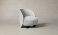 The Laight Chair - Performance Woven Chenille Steel