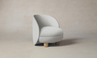 The Laight Chair - Performance Woven Chenille Steel