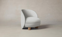 The Laight Chair - Performance Woven Chenille Steel