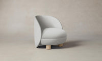 The Laight Chair - Performance Woven Chenille Steel